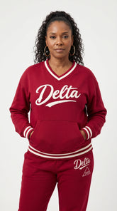 Delta Crimson Sweatsuit