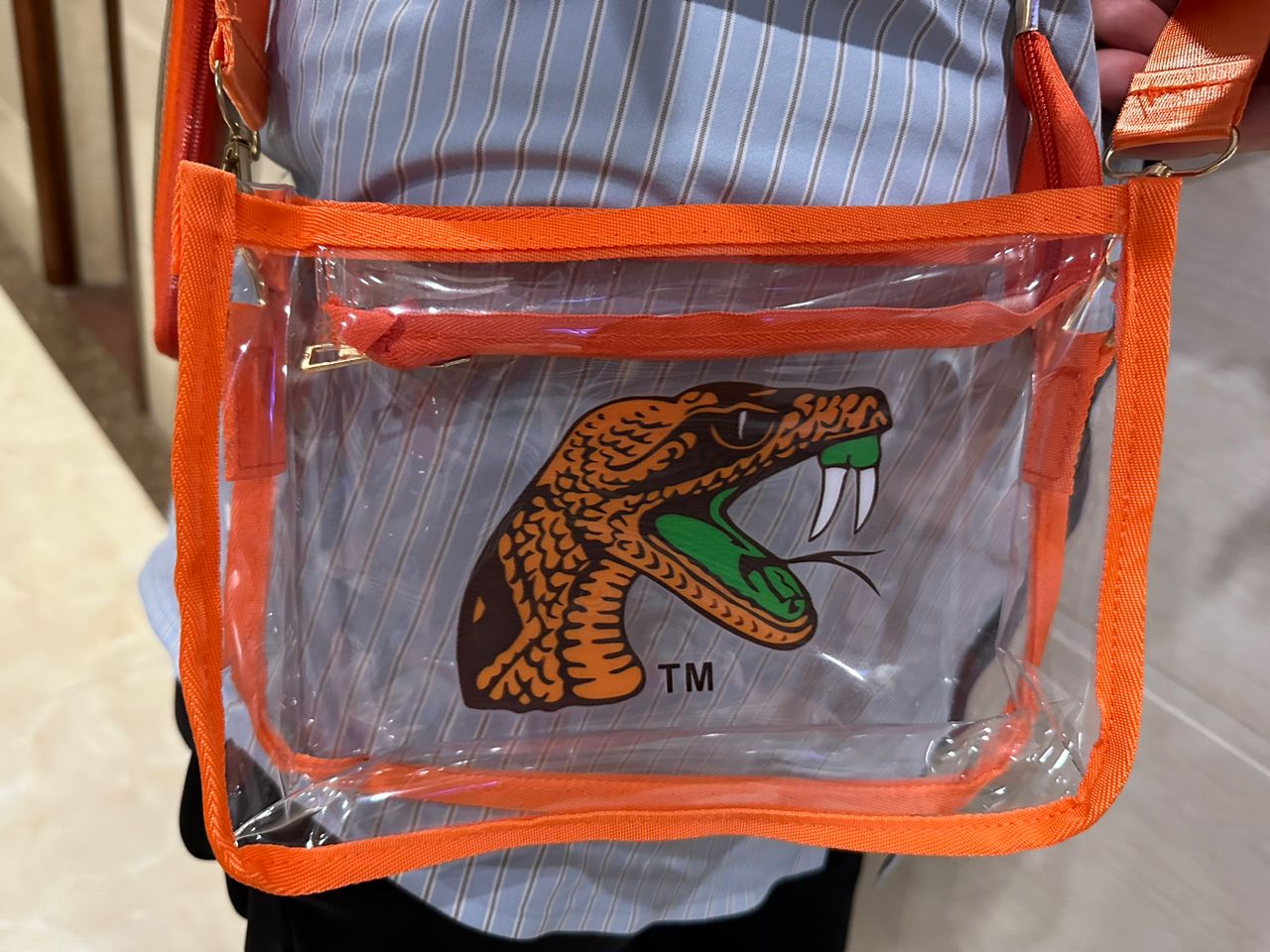 FAMU double clear bag – Michael Madison Design