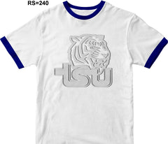 TSU Tiger Embossed Ringer Shirt