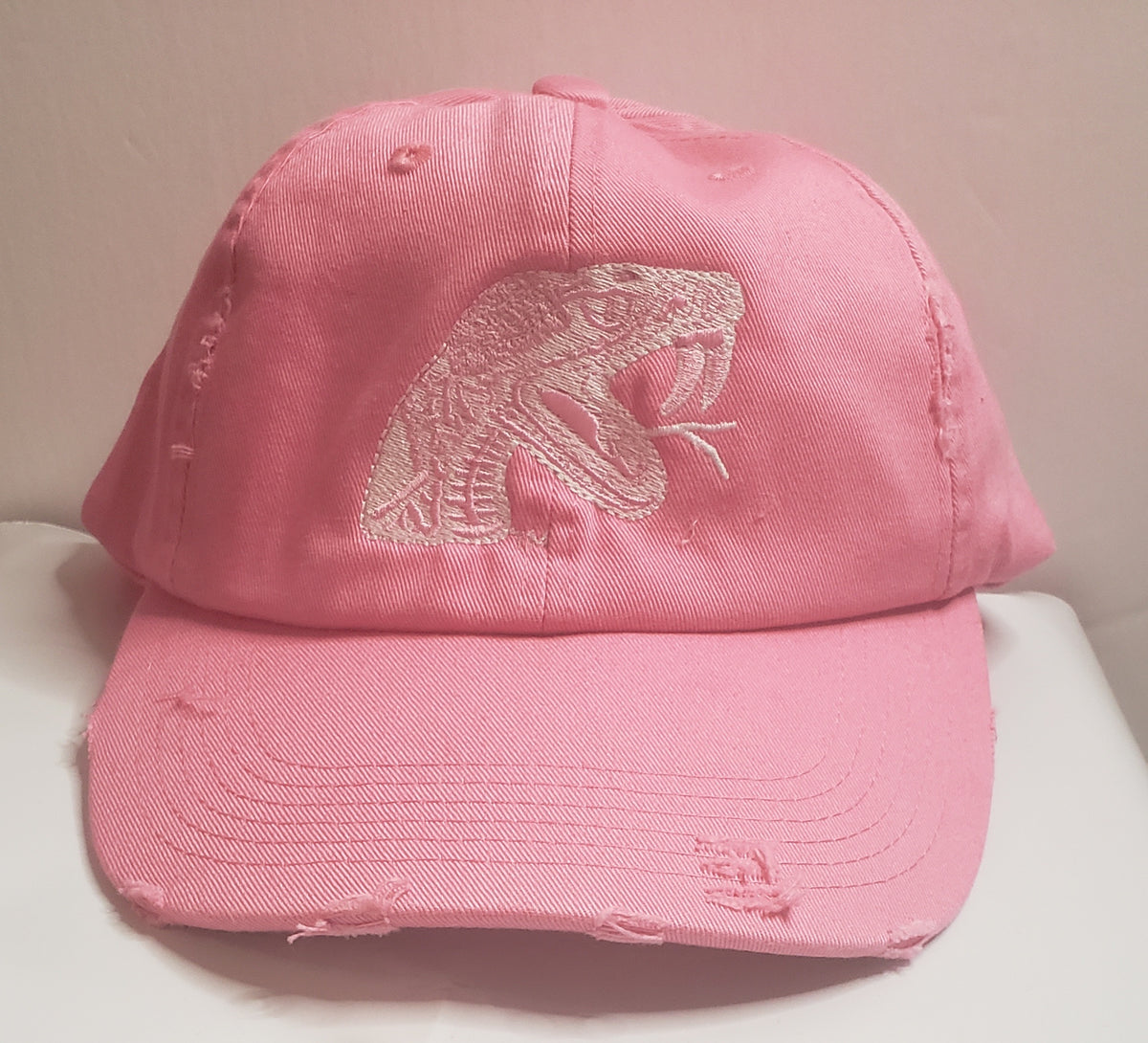 Distressed Pink Hat