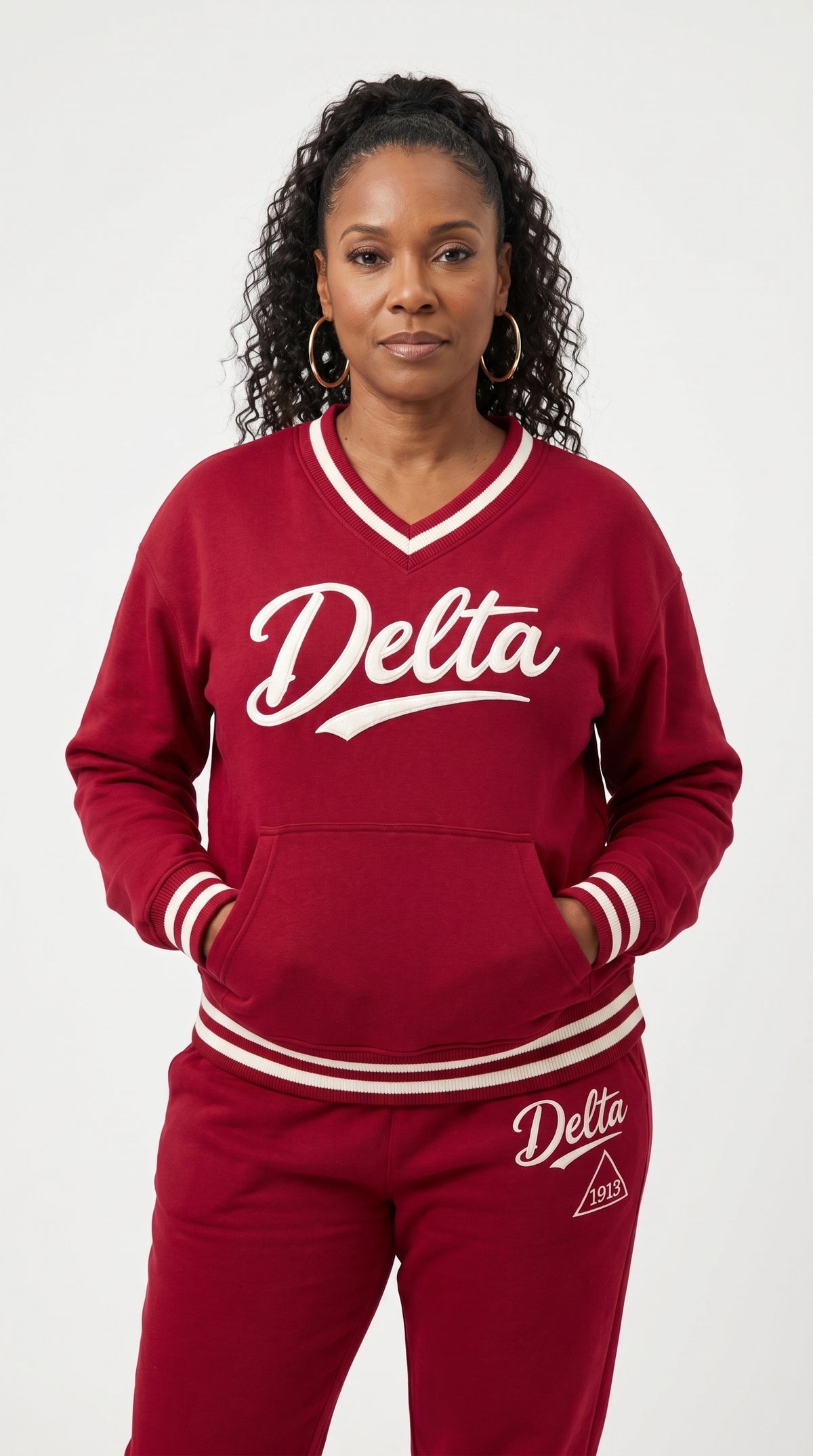 Delta Crimson Sweatsuit