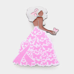 Breast Cancer Afro Girl